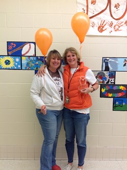 Photo of Ms. Witzberger and Mrs. White