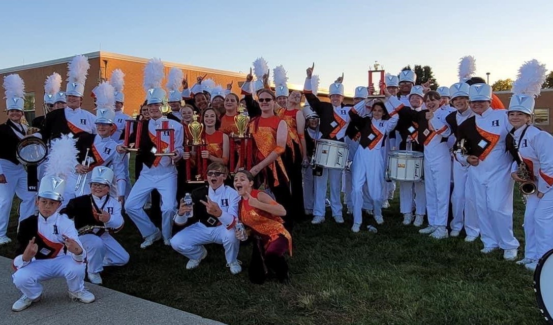 HHS Marching band superior rating